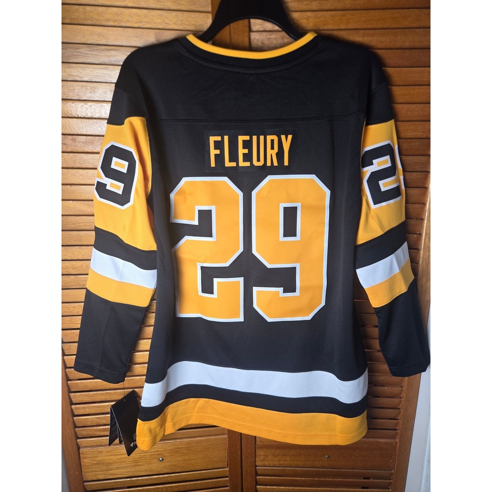 Pittsburgh Penguins Marc-Andre Fleury Fanatics Breakaway Womens Medium - Picture 5 of 6